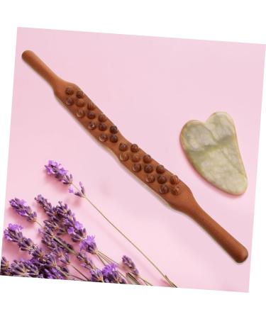 Goohochy Wooden Massage Bars - Three Rows Rollers for Body Relief | Perfect Gifts for Colleagues & Work Friends - Massage Tab Roller & Scratch Stick - Buy Online on GoSupps.com