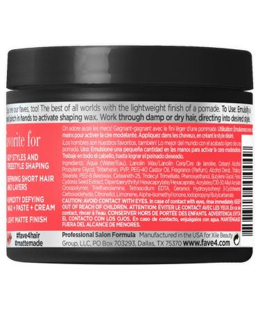 Fave4 Hair Matte Made Shaping Cream for Men - Lightweight Pomade Finish | 1.7 fl oz - International Shipping - Buy Online on GoSupps.com