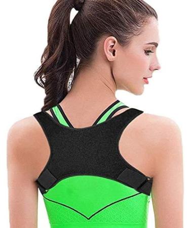 Posture Corrector Adjustable Children/Men/women Back Posture Corrector Clavicle Spine Back Shoulder Lumbar Brace Support Belt Posture Correction Back Brace Black S for Children Black S for Children