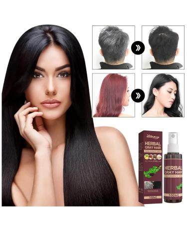 Gray Hair Reverse Herbal Essence Spray - Hair Coloring Conditioner for 4 Weeks Gradual Results - Buy Online on GoSupps.com