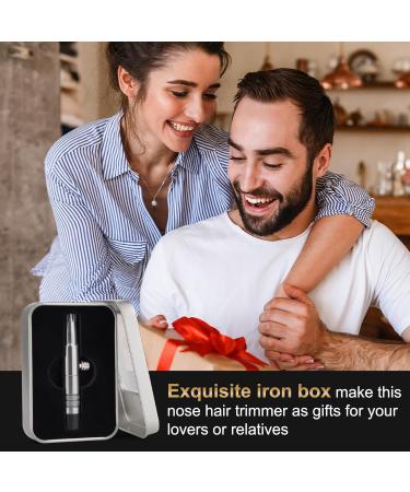 Manual Nose Hair Trimmer for Men - Battery-Free & Stainless Steel Hair Remover for Precision Grooming - Buy Online on GoSupps.com