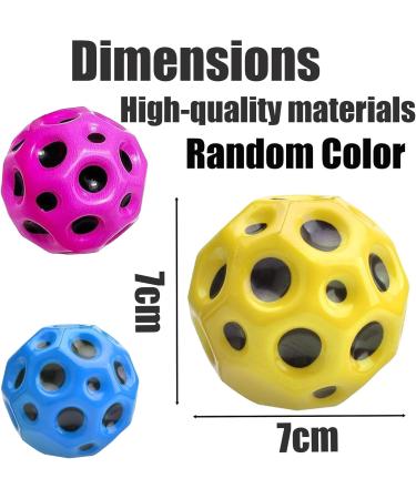 Xinchen 3-Piece Moon Bouncy Ball Set | Planet Jump & High Jump Rubber Balls | Astro & Lava Ball Mini Toys for Kids | Perfect Party Gifts - Buy Online on GoSupps.com