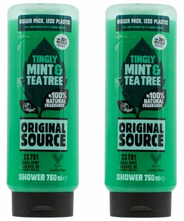 PZ Cussons ORIGINAL SOURCE Douchegel XXL Mint & Tea Tree 2 x 750ml