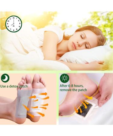 100 Natural Detox Foot Pads - Stress Relief & Sleep Improvement | Detox Footpaster International Shipping - Buy Online on GoSupps.com
