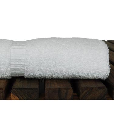 BC BARE COTTON Eco Washcloths - Set of 6 White | Dobby Border | Sustainable Eco-Friendly Products - Buy Online on GoSupps.com