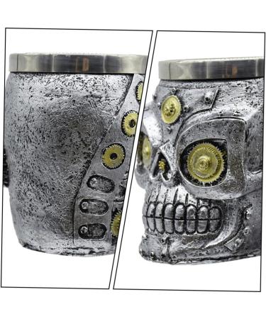 1 Piece Mechanical Skull Hairdressing Holder Hairdressing Tool Storage Stand for Hairdressing Combs Desk Accessories Key Ring Organiser Resin - Buy Online on GoSupps.com