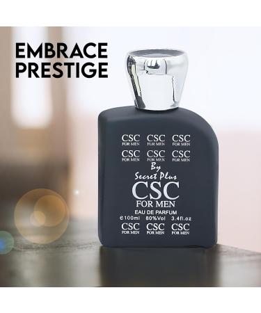 CSC's Cologne Bold & Sophisticated Scent Perfume for Men With Citrus Spice And Woody Notes Long Lasting Fragrance For All Occasions CSC 3.4 Fl Oz (Pack of 2) - Buy Online on GoSupps.com