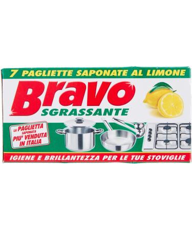 Buy Bravo! Lemon Soap Scouring Pads - 7pcs | Eco-Friendly Cleaning Solutions for International Shipping - Buy Online on GoSupps.com