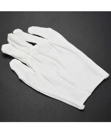 ZHIZAIHU 24 Pairs of Gloves Made of 100% Cotton White with Moisturising Cream Lining Gloves and Healthy Music Work - Buy Online on GoSupps.com