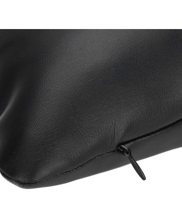 Nail Art Hand Mat Craftsmanship No Fading ZipperHidden Zipper Good Rebound Manicure Hand Holder Salon Shop for Home Black - Buy Online on GoSupps.com