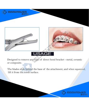 OdontoMed2011 Bracket Removing Pliers - Orthodontic Dental Braces Removal Tool - Buy Online on GoSupps.com