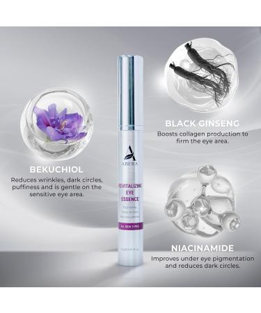 Abera Eye Roller Serum Eye Bags Treatment For Men with Mint Vitamin C & Peptides Cooling Roller for Puffiness & Dark Circles 0.34 Fl Oz A.5 1 Box - Buy Online on GoSupps.com