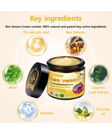 Bee venom comprehensive Cream Bee Venom Skin Treatment Cream Deeply moisturizes firms and reduces skin blemishes (2PCS) - Buy Online on GoSupps.com