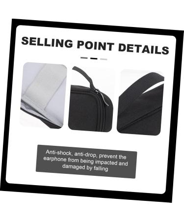 UKCOCO 3-Pack Travel Toothbrush & Electronics Organizer - Multifunctional Oxford Fabric Cultural Bag for Men - Headphone Storage - 19x11x5cm - Buy Online on GoSupps.com