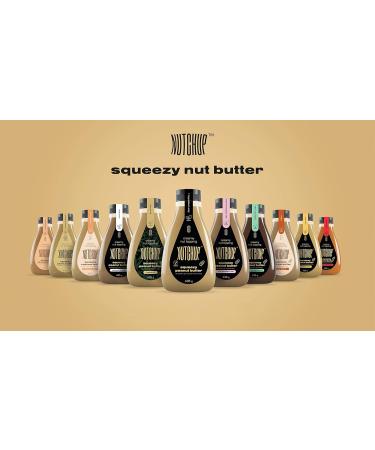 Nutchup Peanut Butter Squeeze Bottle | Creamy Nut Topping for Pancakes Waffles Ice Cream & More | 435g Delicious Capuccino Flavor - Buy Online on GoSupps.com