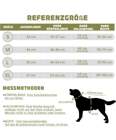 Wufanc Waterproof Dog Coat | Reflective Jacket with Adjustable Closure for All Seasons | Comfortable Protection for Indoor & Outdoor Activities - Buy Online on GoSupps.com