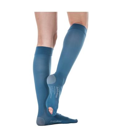 Beontop anti-thrombbo stockings for women and men medical knee cups 19 mmHg unisex-socks with a gradual compression for women and men line Medical by Gambetti blue XL
