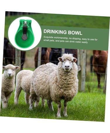 Ipetboom 1pc Cow Automatic Bowl Cattle Livestock Drinker Bowl Dog Small Dog Big Chicken Animal Iron 30x24cm Black - Buy Online on GoSupps.com