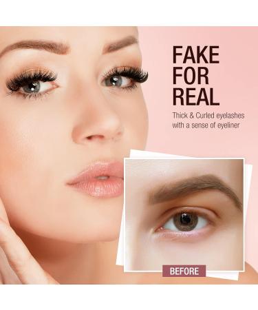 REDRIVER 9D Cat Eye False Eyelashes - 7 Pairs, Natural Wispy Long Strip, 3 Styles, Reusable Faux Mink Lashes - Buy Online on GoSupps.com