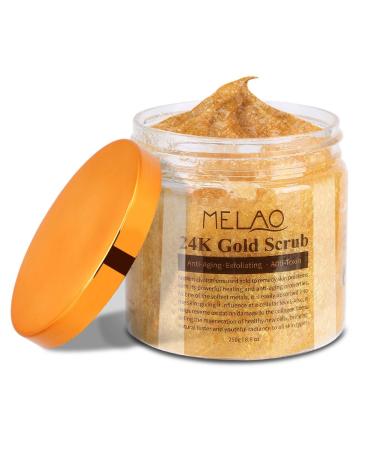 24 carat gold body scrub exfoliating to remove dead skin cells from dead skin on the face exfoliation is suitable for dull or dry skin