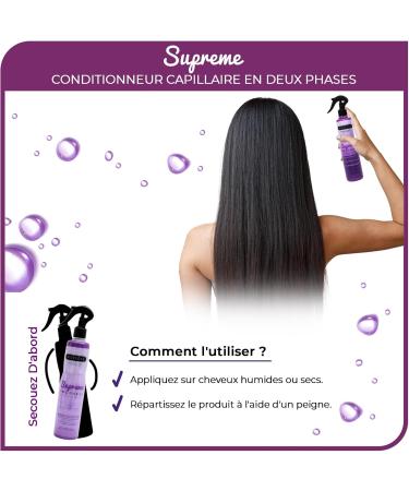 Morfose Supreme Apr s-Shampooing 2 Phases 400 ml Soin capillaire sans rin age brillance & douceur Hydratation longue dur e pour tous types de cheveux 400 ml (Lot de 1) - Buy Online on GoSupps.com