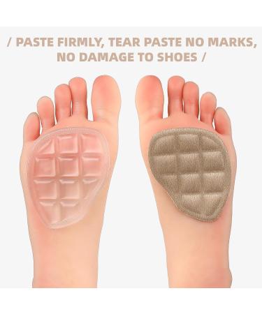 3 Pairs Metatarsal Pads for High Heels - Anti-Slip Cushion Inserts for Women - Self-Adhesive Foot Grip Liners - Buy Online on GoSupps.com