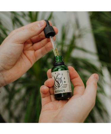  By Elementum Woody Beard Oil Natural Beard and Skin Care Nourishing Blend of 6 Plant Oils with Wood and Noble Iris Scent 30ml - Buy Online on GoSupps.com