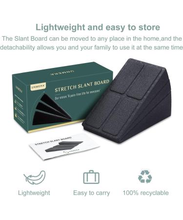 Slant Board 3pcs 12''Squat Wedge Calf Stretcher for Physical Therapy Equipment Plantar Fasciitis Heel  Foot Stretching  Shin Splint  and Calf Stretch Wedge Improve Lower Leg - Buy Online on GoSupps.com