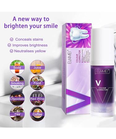 IJGD Purple Toothpaste for White Teeth - Effective Color Correction & Whitening Serum - Buy Online on GoSupps.com