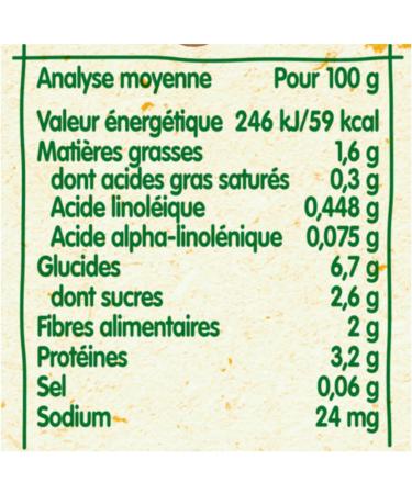 Bl dina - Small baby jars - Spring of vegetables Ham - 70% French ingredients - From 6 months - 12 jars of 200g - Buy Online on GoSupps.com