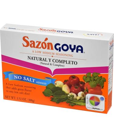  Sazon Goya Saz n Low Sodium Seasoning - No Salt Added - 3.52 Oz (20 Packets) - Flavor Explosion Without the Sodium! Authentic Latin American Flavors in Every Box - Spanish Seasons - Econo Pak + Bonus PaLiSoL CREATiONS Sticker! Perfect for Cooking with Le - Buy Online on GoSupps.com