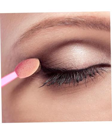 FOMIYES 50pcs Double Ended Eyeshadow Brush Liquid Makeup Eyeshadow Sponge Stick Eyeshadow Sticks Fan - Buy Online on GoSupps.com