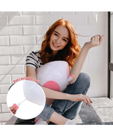 Mewaii 16'' Soft Strawberry Cow Plush Pillow | Squishy Stuffed Animal Toy for Adults & Kids - Fluffy Cuddle Pillow 16in/40cm - Buy Online on GoSupps.com