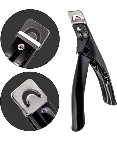 Vixi Professional Sharp False Nail Cutters - For Acrylic, Artificial, Natural Nails & Tips - Salon & Home Use (Black) - Buy Online on GoSupps.com