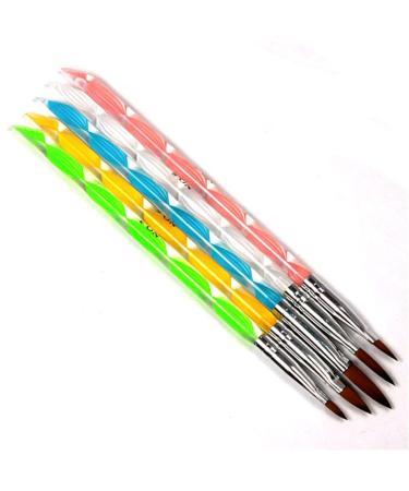 5pcs Nail Art Brush Set - Fashion Nail Painting Pens for Home Manicure - International Shipping Available - Buy Online on GoSupps.com