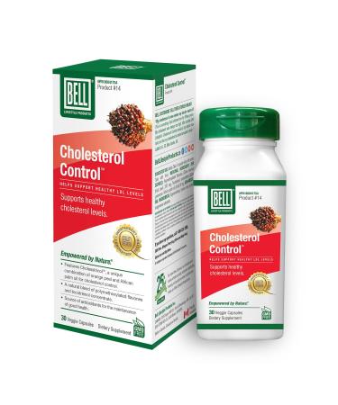 Bell Cholesterol Control - Cholesterol Health Supplement - Proprietary Blend For Women and Men 30 count (Pack of 1)