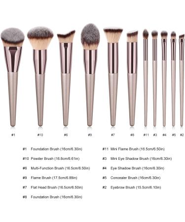 Angled Face Brush High Density Soft Synthetic Powder Buffing Brush for Seamless Makeup Cream Blending Brush - Buy Online on GoSupps.com