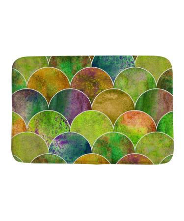 ZhiMi Coral Fleece Doormat Non Slip is Not Dirty Easy to Clean Suitable for Living Room Outdoors Fish Scale