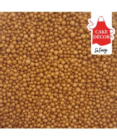 Cake D cor Gold Cake Decorations | 150g Gold Sprinkles & 4g Gold Glitter Spray | Sprinkles Cake Decorations | Edible Gold Sprinkles Cake Decorations (Gold)  - Buy Online on GoSupps.com