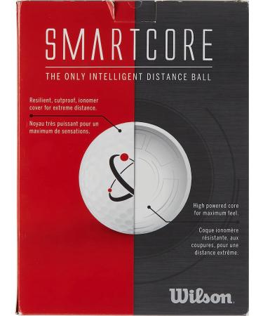 Wilson Smart Core Golf Ball - 24 Pack (White) | Premium Quality Golf Balls - Buy Online on GoSupps.com