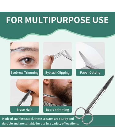 Premium 140mm Curved Ostomy Scissors - Stainless Steel Medical Cutting Tools for Colostomy Care - Buy Online on GoSupps.com