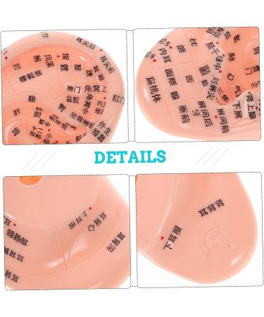 Hemoton 4 Sets Auricular Tools - Ear Acupressure Kit with Magnet Ear Beads Patch - Silicone & Aluminum Alloy - Assorted Colors - 4pcs - Buy Online on GoSupps.com
