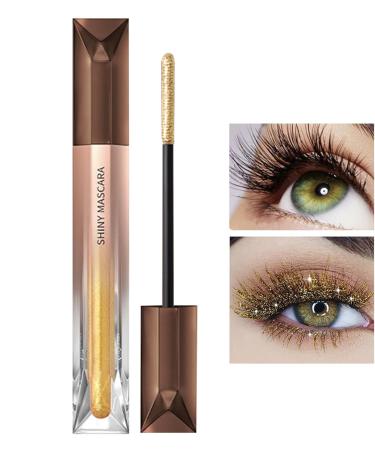  Bavokon Glitter Mascara Glitter Mascara for Eyelashes Volumizing Lengthening Formula - Cosmetics for Eyelashes Waterproof Makeup Mascara Lift Curling Makeup for Eyelash - Buy Online on GoSupps.com
