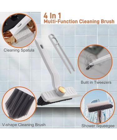 Multi-Function Rotating Crevice Cleaning Brush 360 Degree No Dead Corner Hard Bristle Crevice Cleaning Brush Hard Bristle Crevice Cleaning Brush Grout Cleaning Brush Kitchen Bathroom (1PC-B) - Buy Online on GoSupps.com