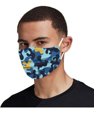 ZQP 10PCS Disposable Face Mask for Adults Breathable 3 Ply Filter Butterfly Printed Face Pr-otective Balaclava Designer Mouth Dustproof Anti-Droplets Face Scarfs Bandanas for Women Men - Buy Online on GoSupps.com