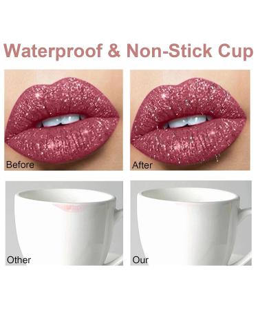 Rosarden 4Pcs Glitter Lipstick Set - Shimmer & Long-Lasting Diamond Lipsticks (#03) for Women - Buy Online on GoSupps.com
