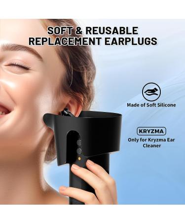 Best Ear Cleaner Replacement Tips - 6 Reusable Soft Silicone Nozzles for Kryzma Electric Ear Wax Removal Tool - Prevent Ear Wax Buildup - Buy Online on GoSupps.com