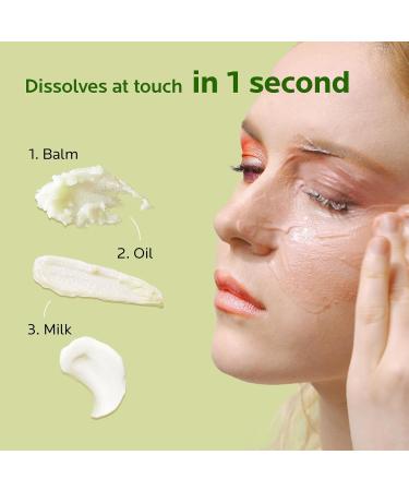 ZealSea Makeup Remover Cleansing Balm - Deep Cleaning Natural Facial Cleanser | Gentle Melting Balm for Eye Lip & Face - 3.5 Oz - Buy Online on GoSupps.com