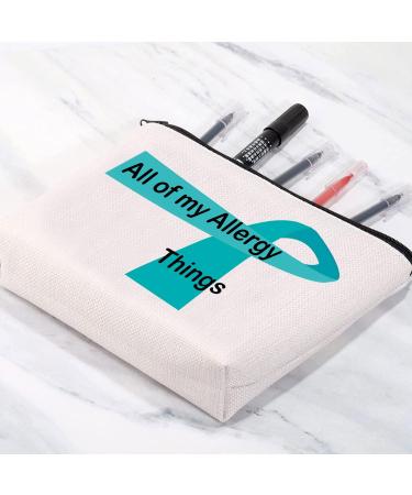 Allergy Things Funny Medicine Storage Bag for Women - G2TUP Travel Medical Bag - Buy Online on GoSupps.com