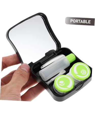 Gatuida Clear Container Case for Eye Care Set - Stylish Suitcase Holder & Lens Stand for Glasses Cute & Functional Design - Buy Online on GoSupps.com
